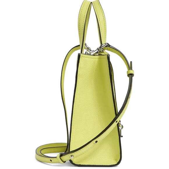 New Marc Jacobs Mini Grind Leather Tote Limoncello - Picture 4 of 6